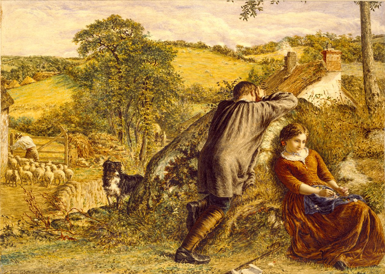La demande du berger rejetée, 1861 - William Vandyke Patten