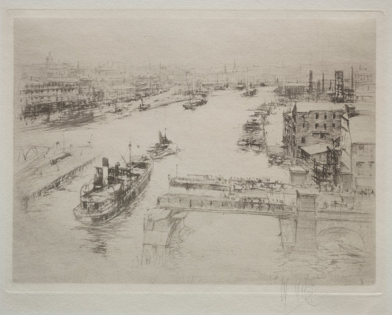 Artères de Grande-Bretagne : Le Tyne - William Walcot