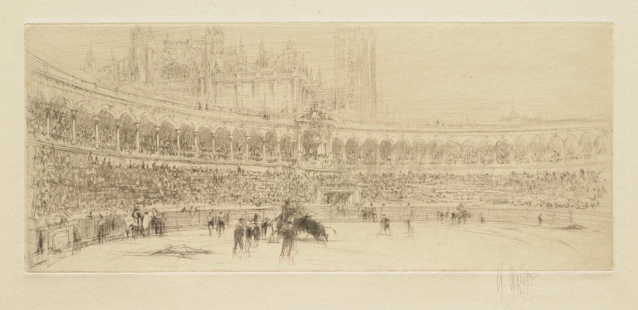 Course de taureaux, Séville - William Walcot