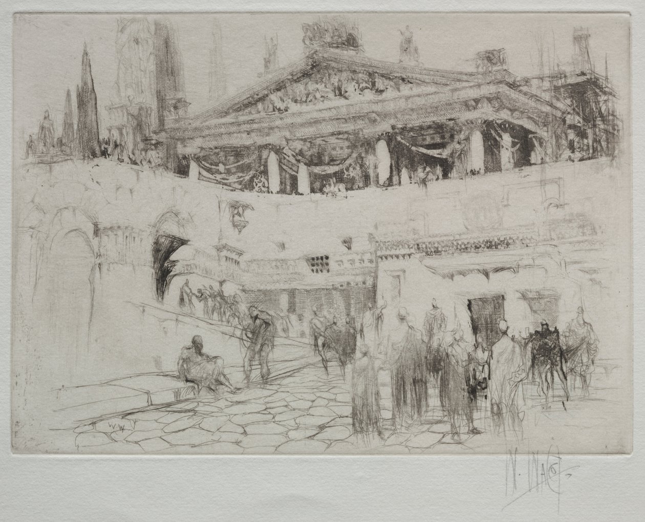 Le premier temple en bois de Jupiter - William Walcot