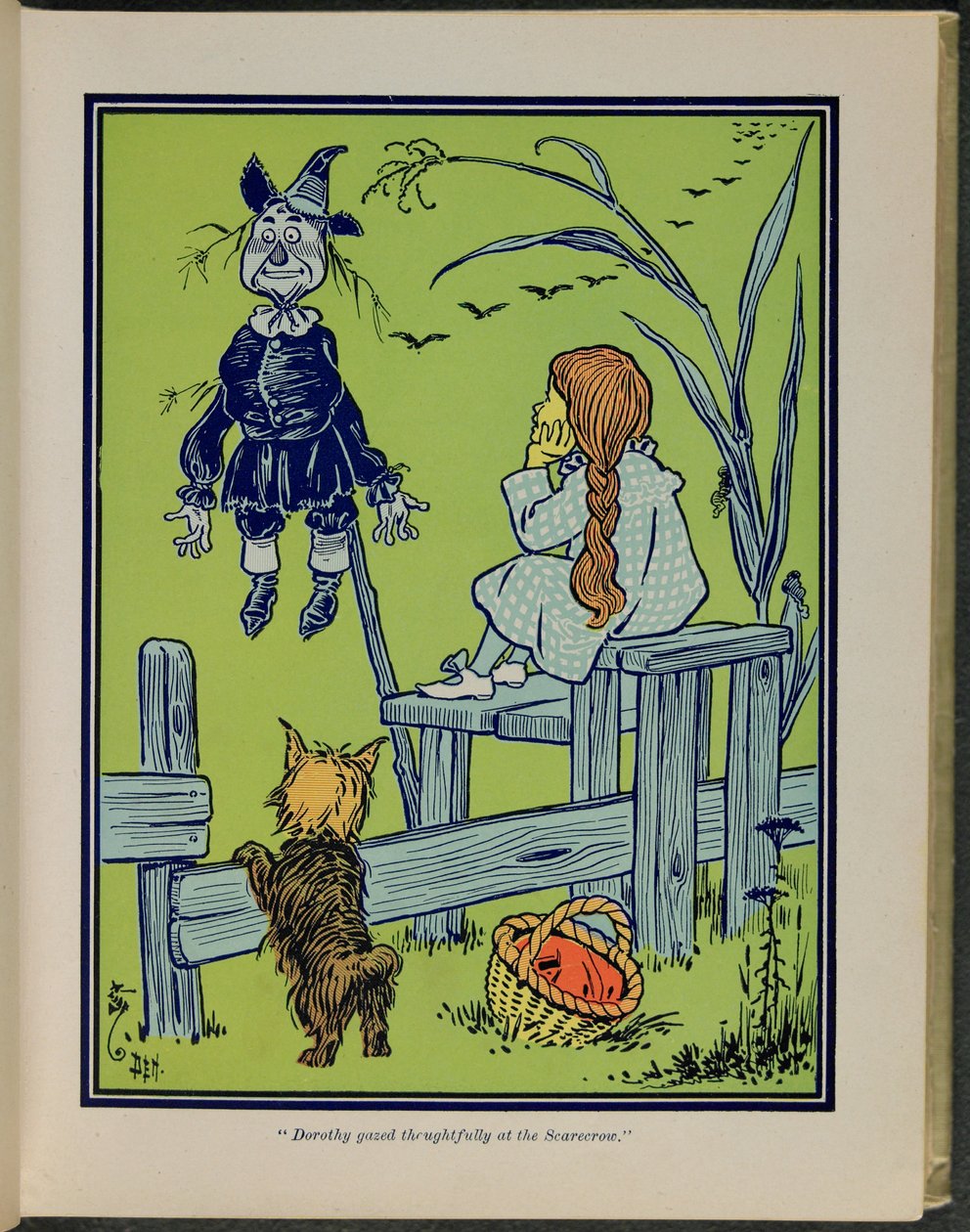 "Dorothy regarde pensivement l