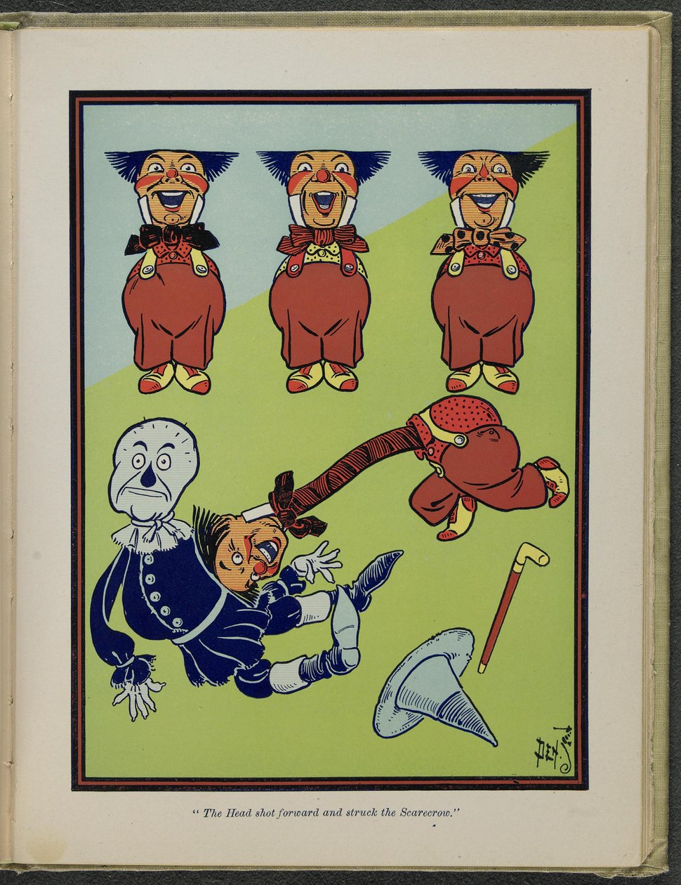 Illustration tirée de "Le merveilleux magicien d