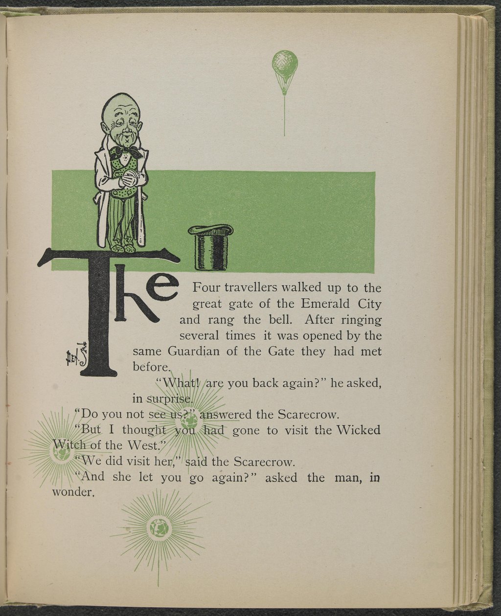 Illustration tirée de "Le merveilleux magicien d