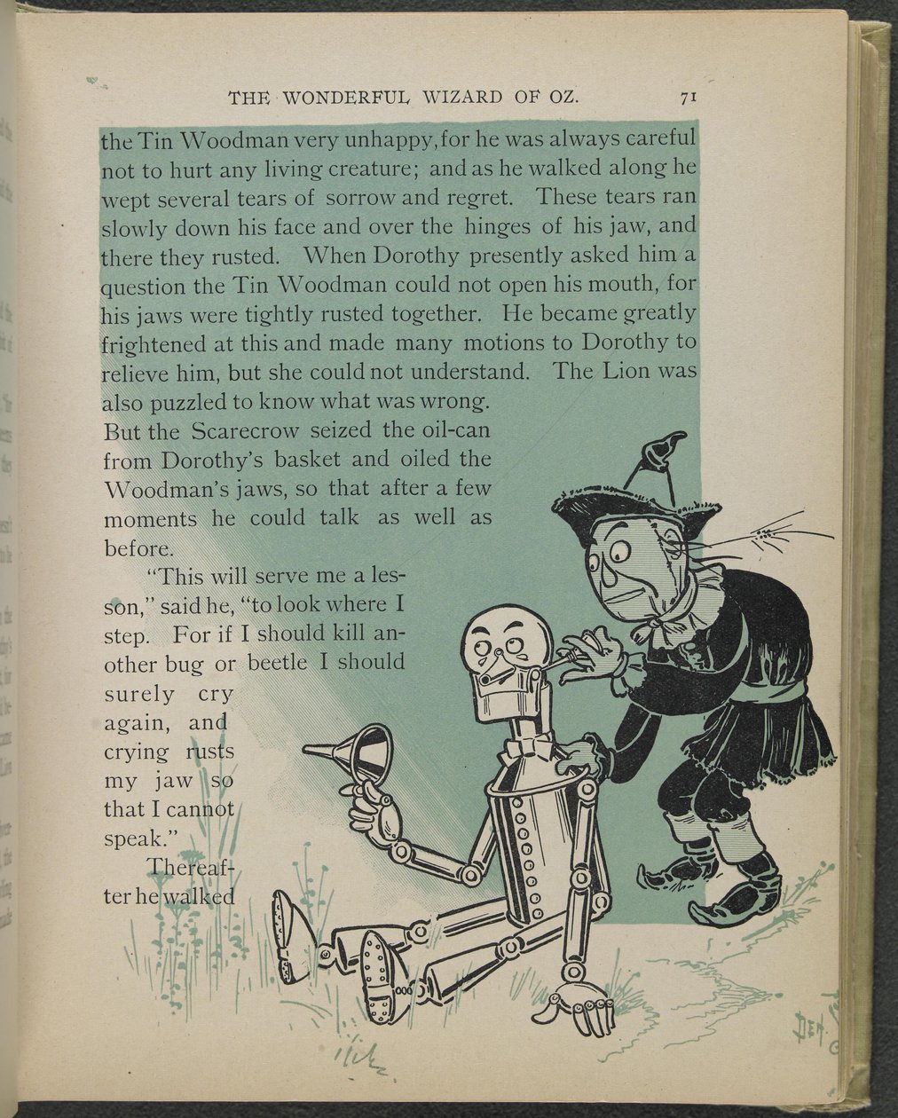 Illustration tirée de "Le merveilleux magicien d