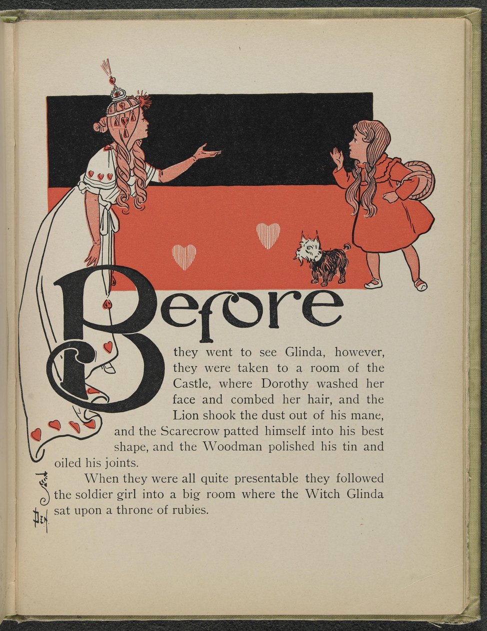 Illustration tirée de "Le merveilleux magicien d