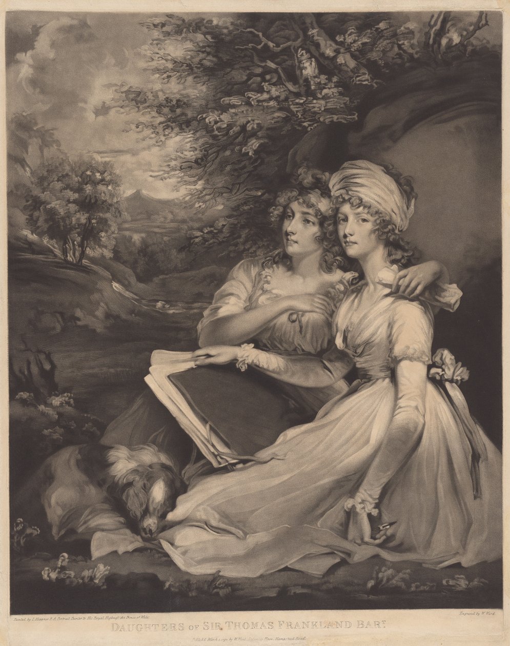 Filles de Sir Thomas Frankland - William Ward