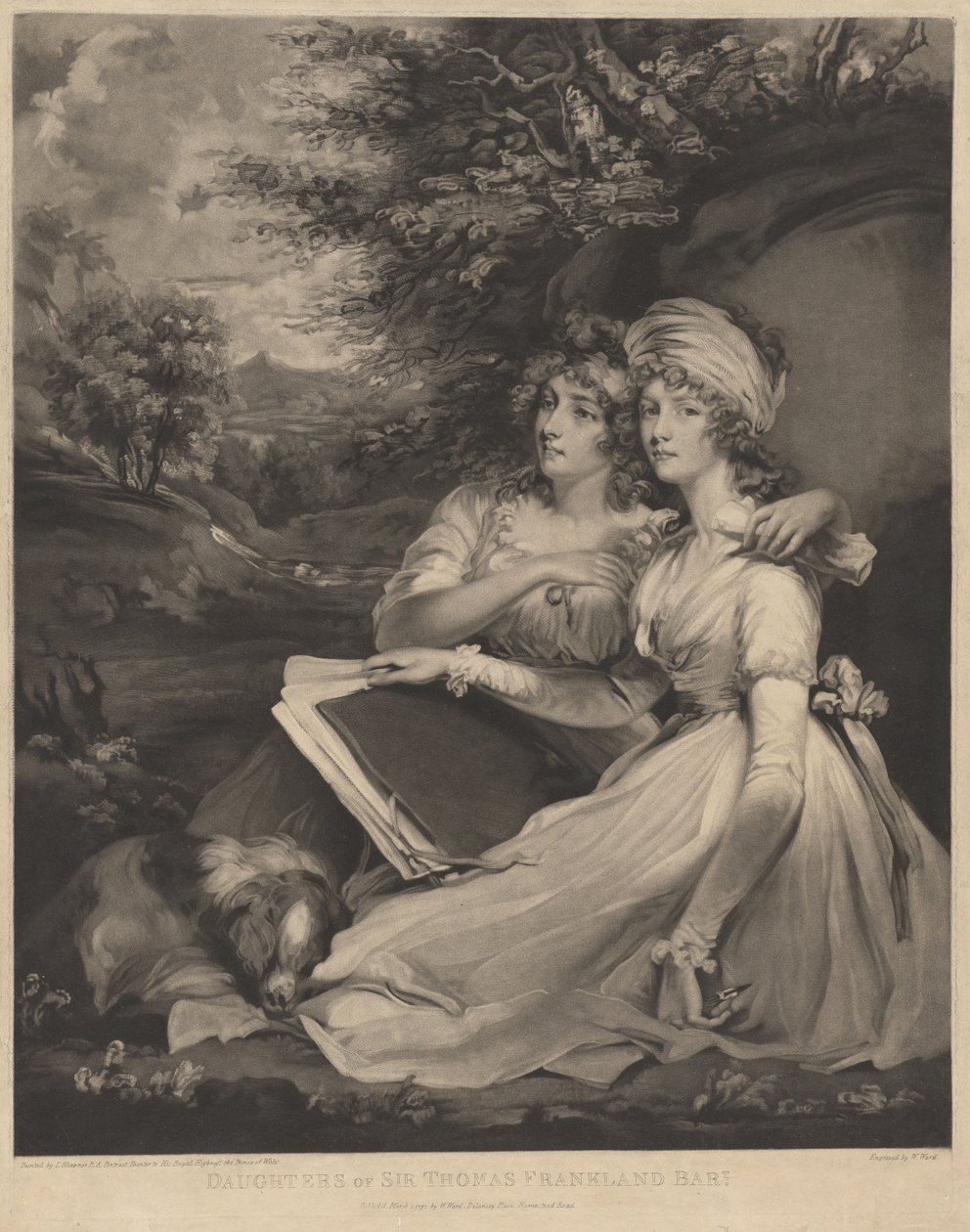 Les filles de Sir Thomas Frankland - William Ward