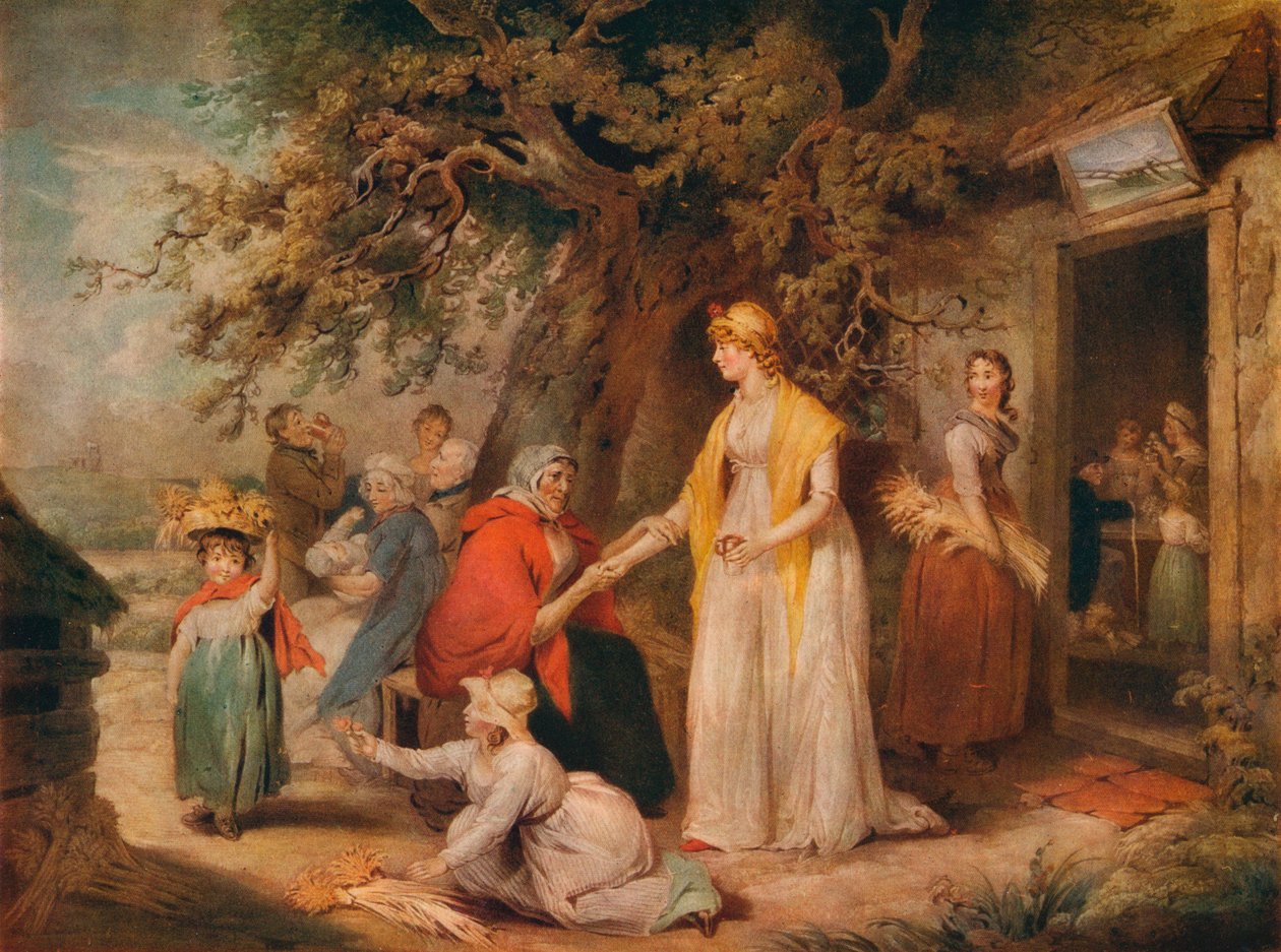 Devant une auberge de campagne, 18e siècle - William Ward