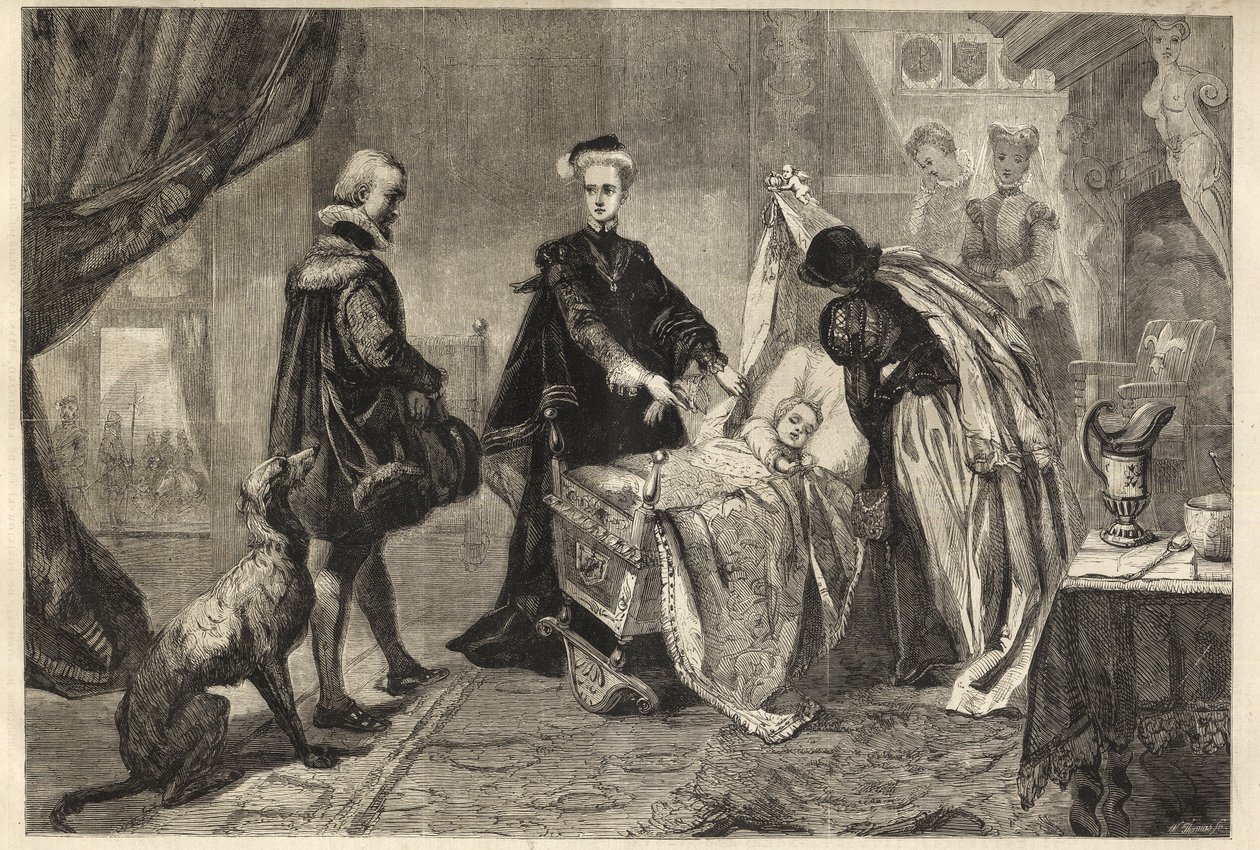 La reine Marie quittant le château de Stirling - Marie Stuart (Marie Ire d