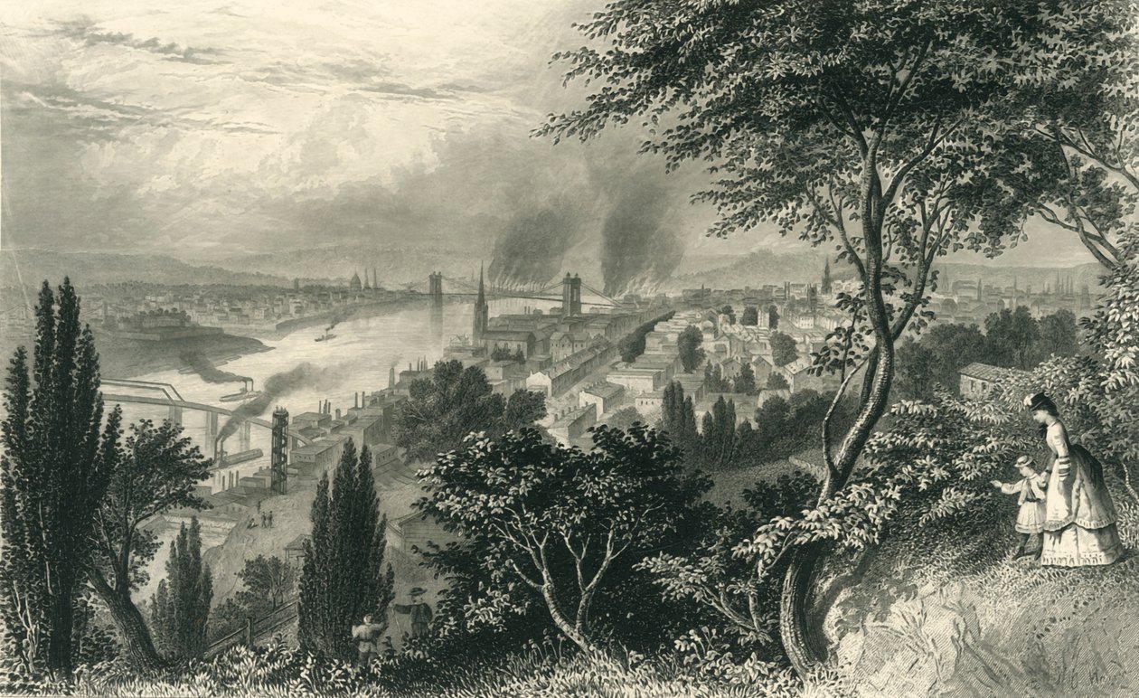 Ville de Cincinnati, 1874 - William Wellstood