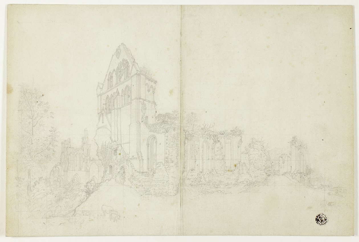Abbaye de Byland, Yorkshire - William Westall