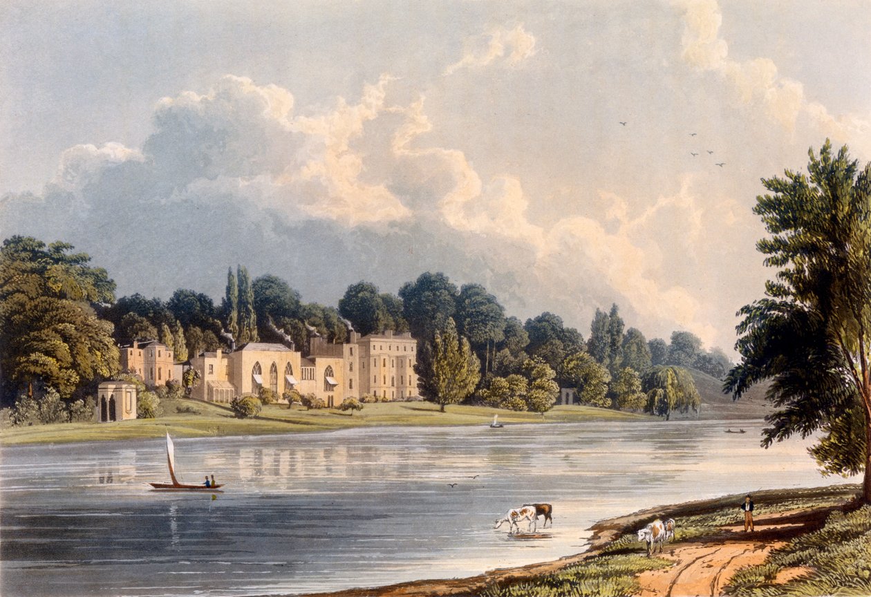 Villa du Pape à Twickenham, 1828 - William Westall