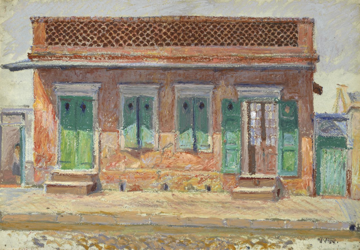 Maison sur Dumaine Street, La Nouvelle-Orléans, vers 1904 - William Woodward