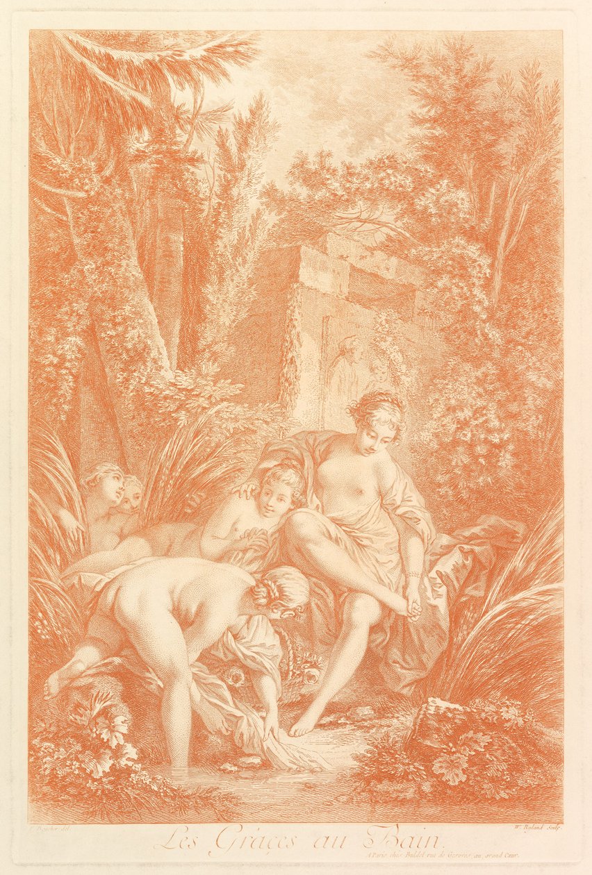 Les Grâces au Bain - William Wynne Ryland