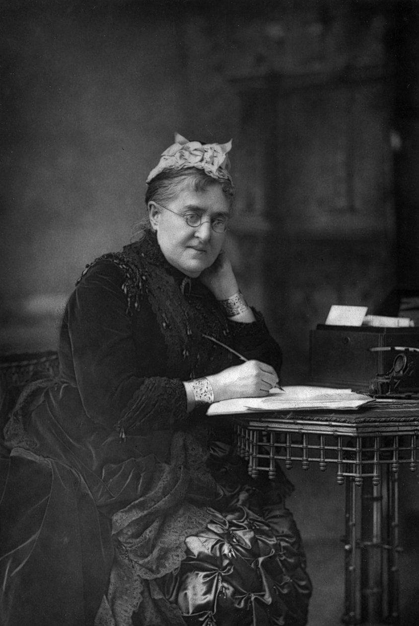Eliza Lynn Linton 1822-1898, romancière, essayiste et journaliste britannique, 1890 - William and Daniel Downey