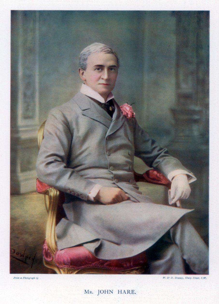 Sir John Hare, acteur anglais et directeur du Garrick Theatre, 1901 - William and Daniel Downey
