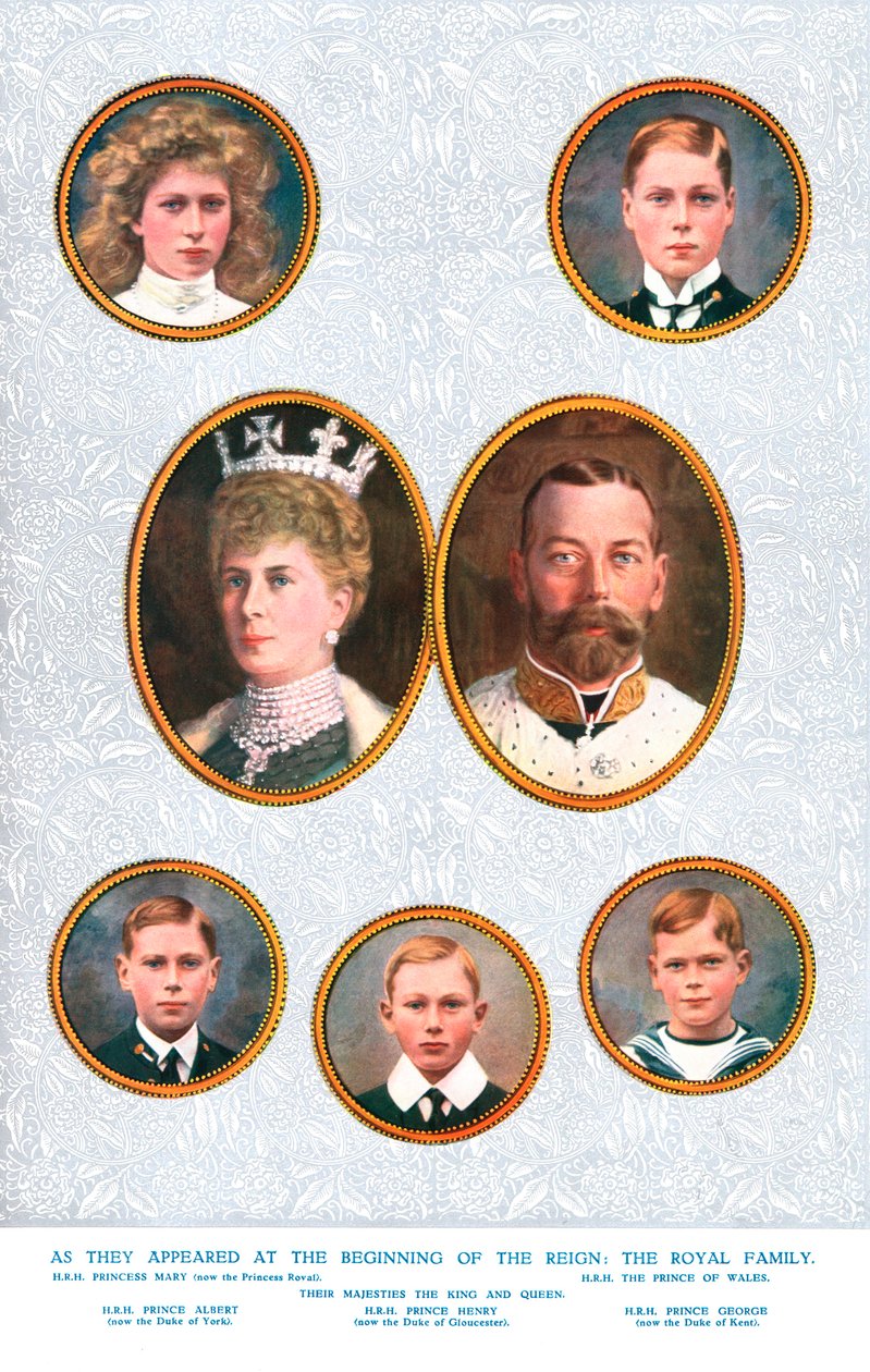 La famille royale, c1935 - William and Daniel Downey