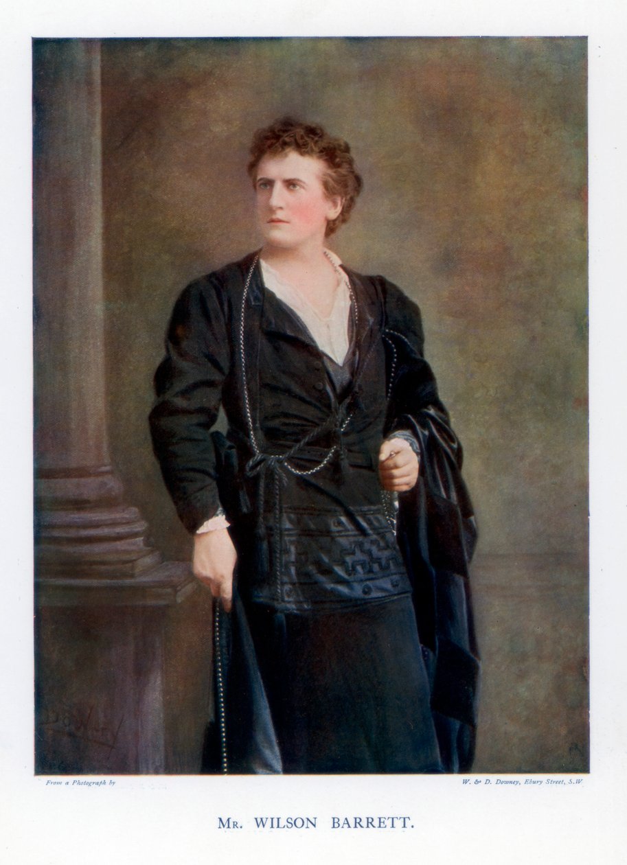 Wilson Barrett, acteur, directeur et dramaturge anglais, 1901 - William and Daniel Downey