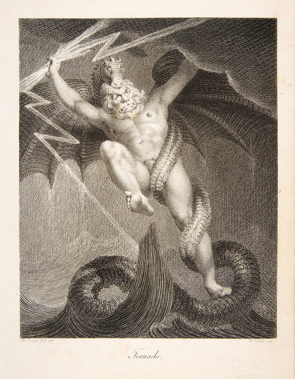 Tornade, pub. 1795 - William and Fuseli Henry Blake