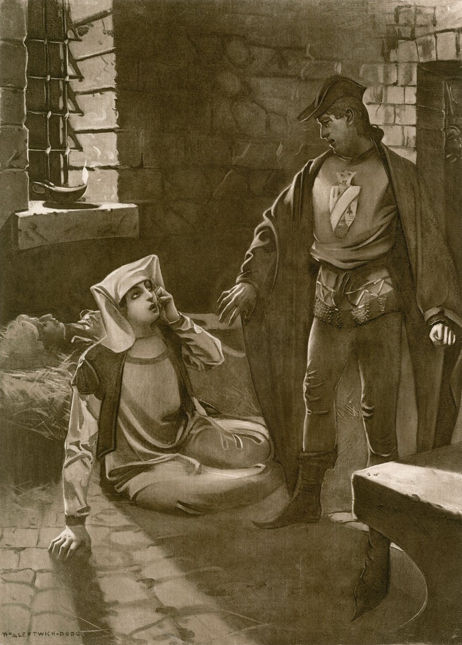 Il Trovatore, Acte IV scènes iv (litho) - William de Leftwich (after) Dodge