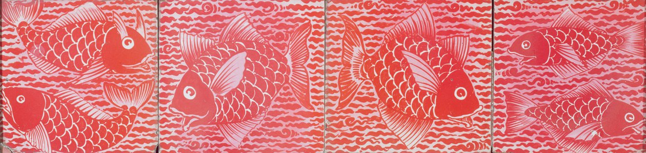 Carreau avec motif de poisson - William de Morgan