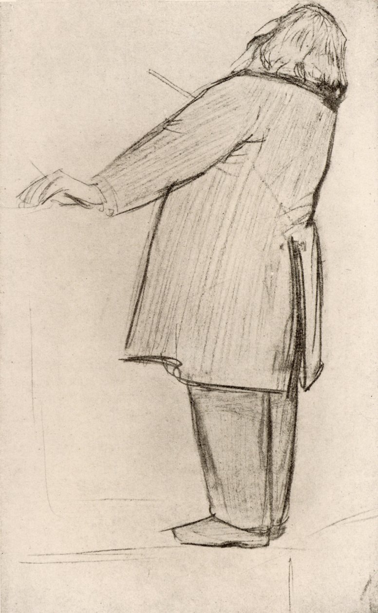 Johannes Brahms (1833-1897) compositeur allemand, dirigeant - Willy von Beckerath