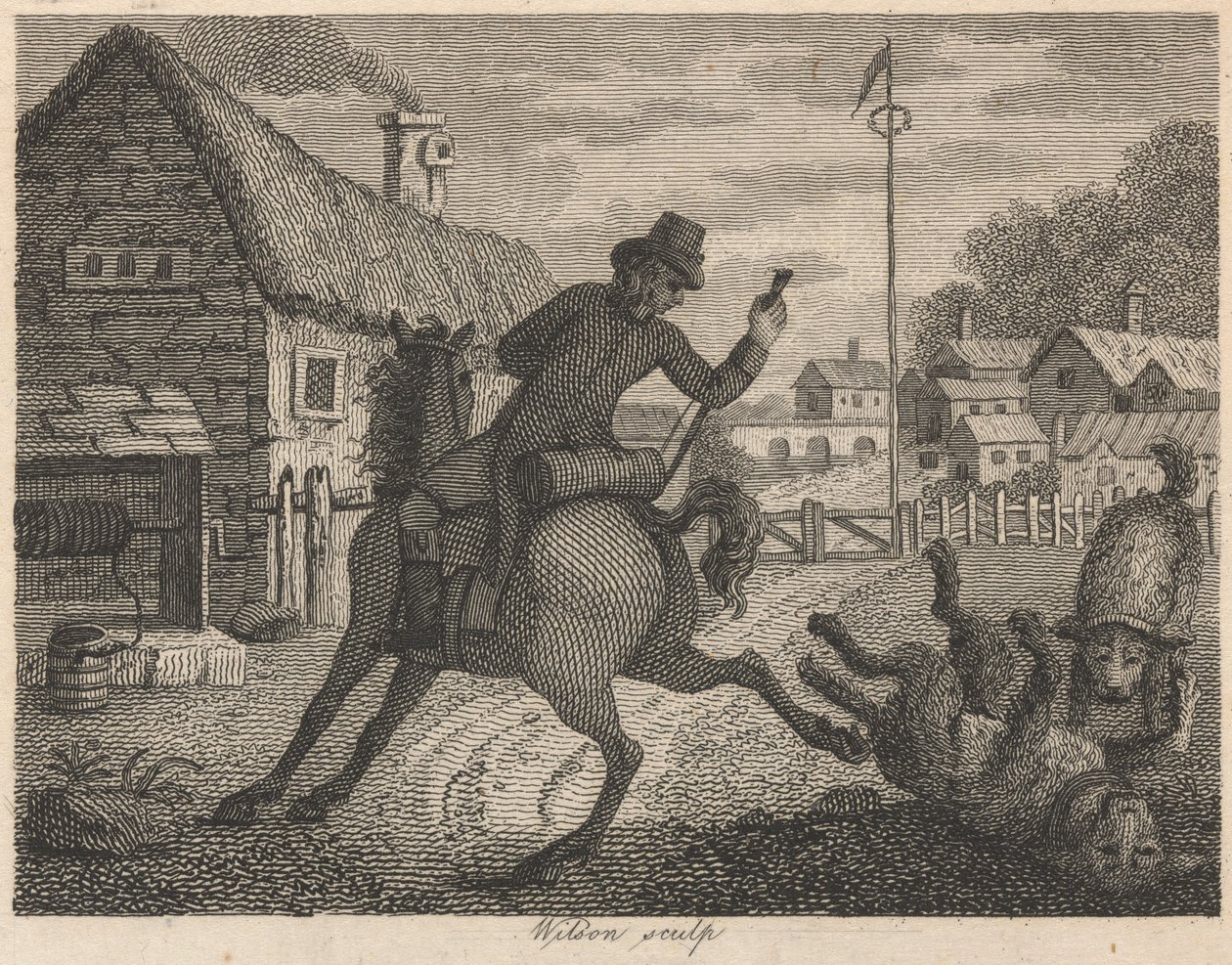 Le chien, le cheval et le chien de berger - Wilson