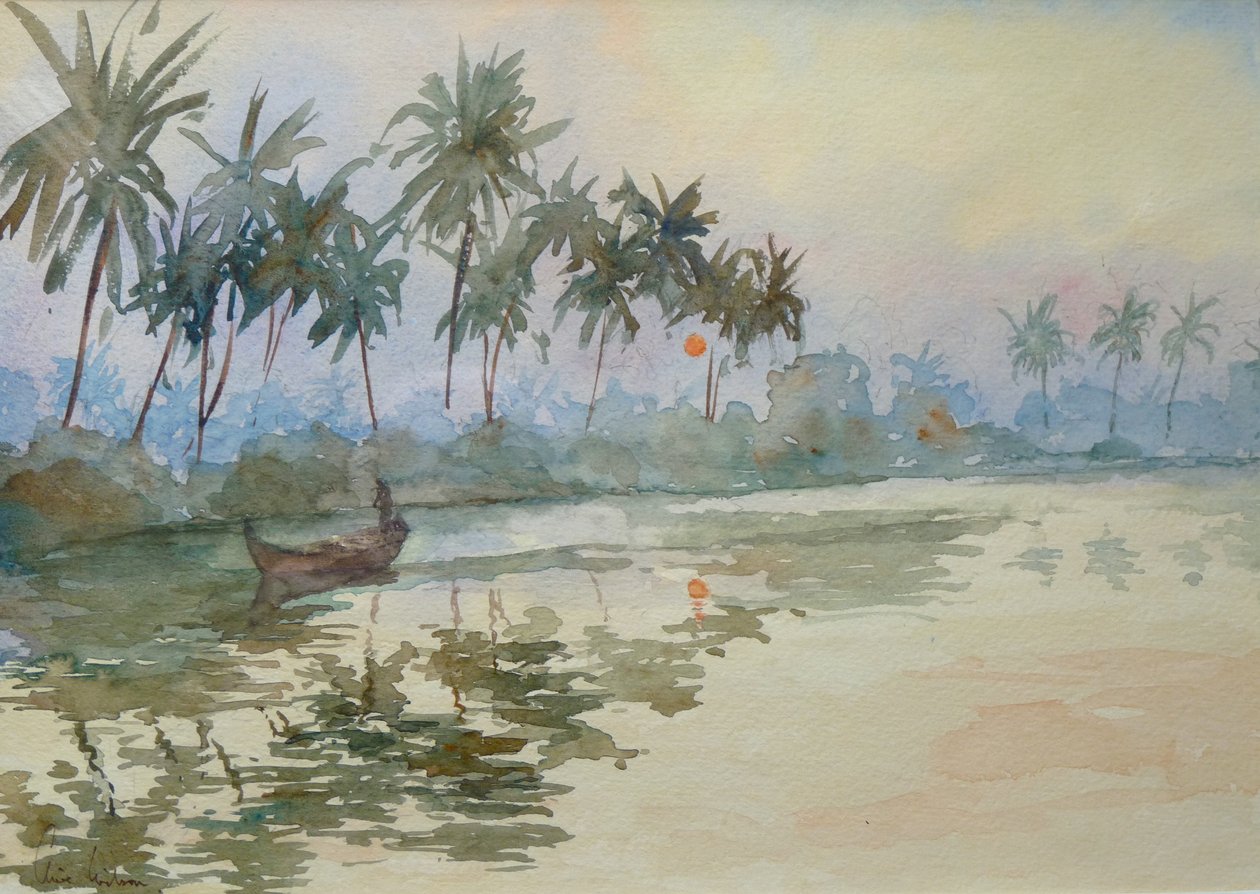 Lever de soleil, Île de Mankotta - Wilson Clive