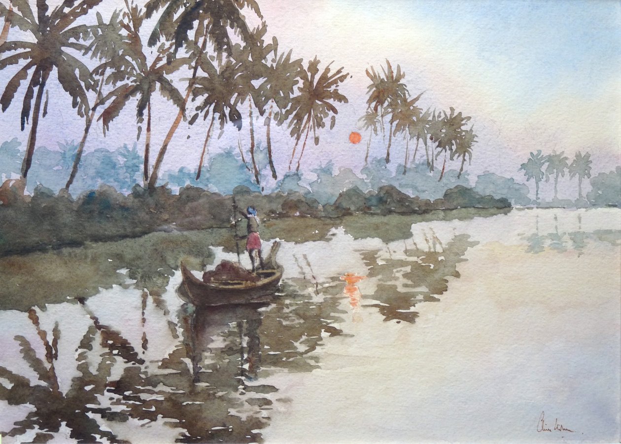 Lever de soleil à Mankotta - Wilson Clive