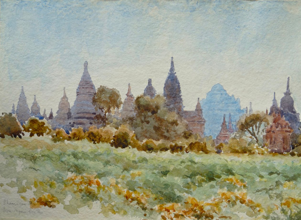 898 Dhamayan Gyi depuis Myew Bon Tha, Bagan - Wilson Clive
