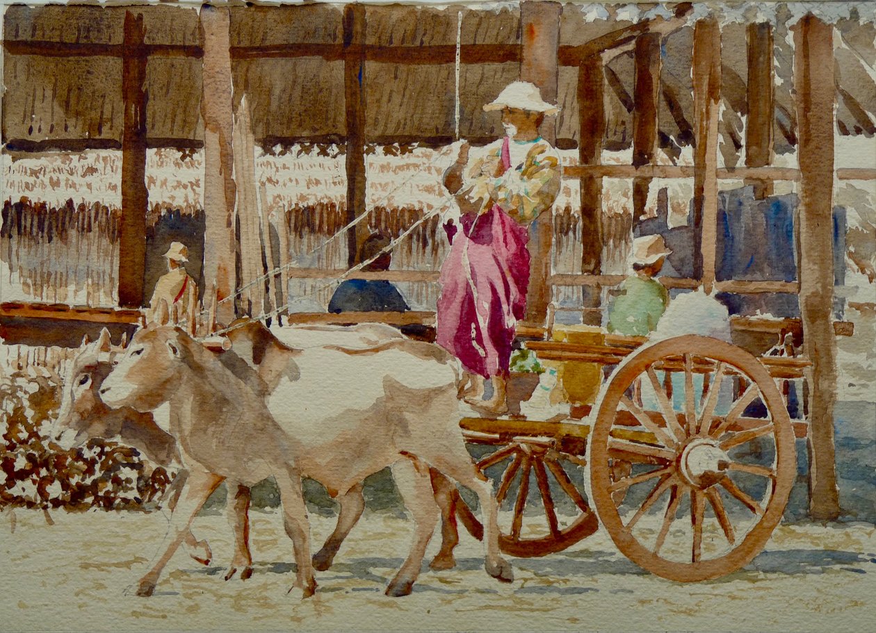 908 Marché de Thaung Tho, départ en double - Wilson Clive