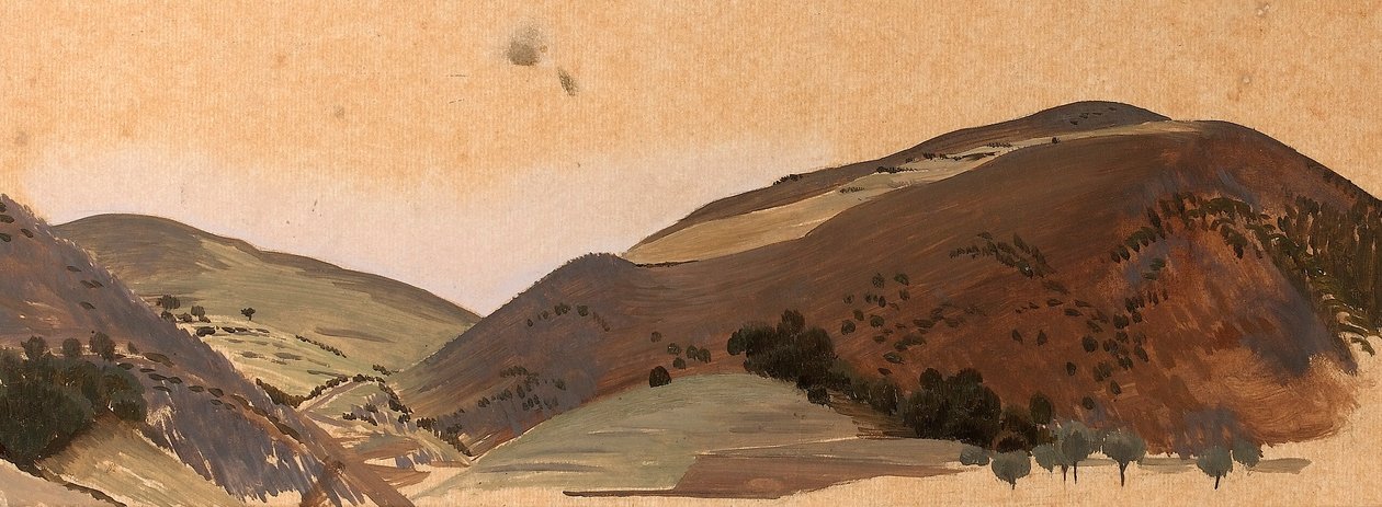 Étude de paysage pour Santissima Trinita, vers 1924 - Winifred Knights