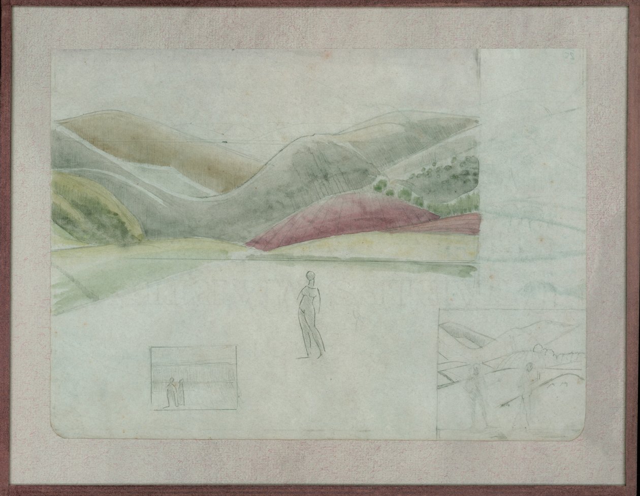 Étude pour Santissima Trinita, vers 1924 - Winifred Knights