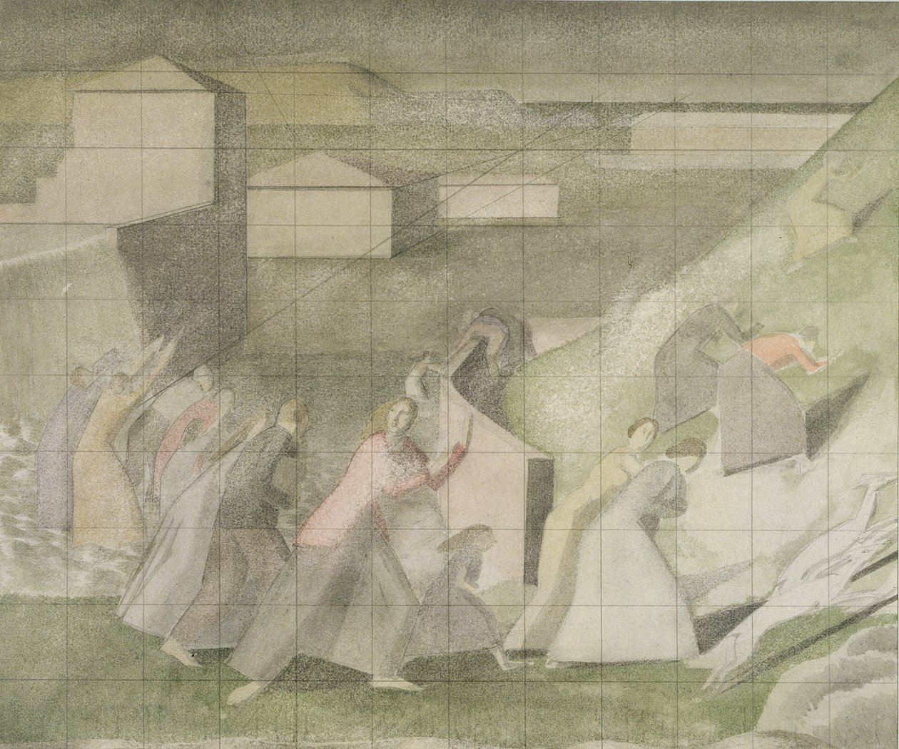 Étude pour le Déluge - Winifred Knights