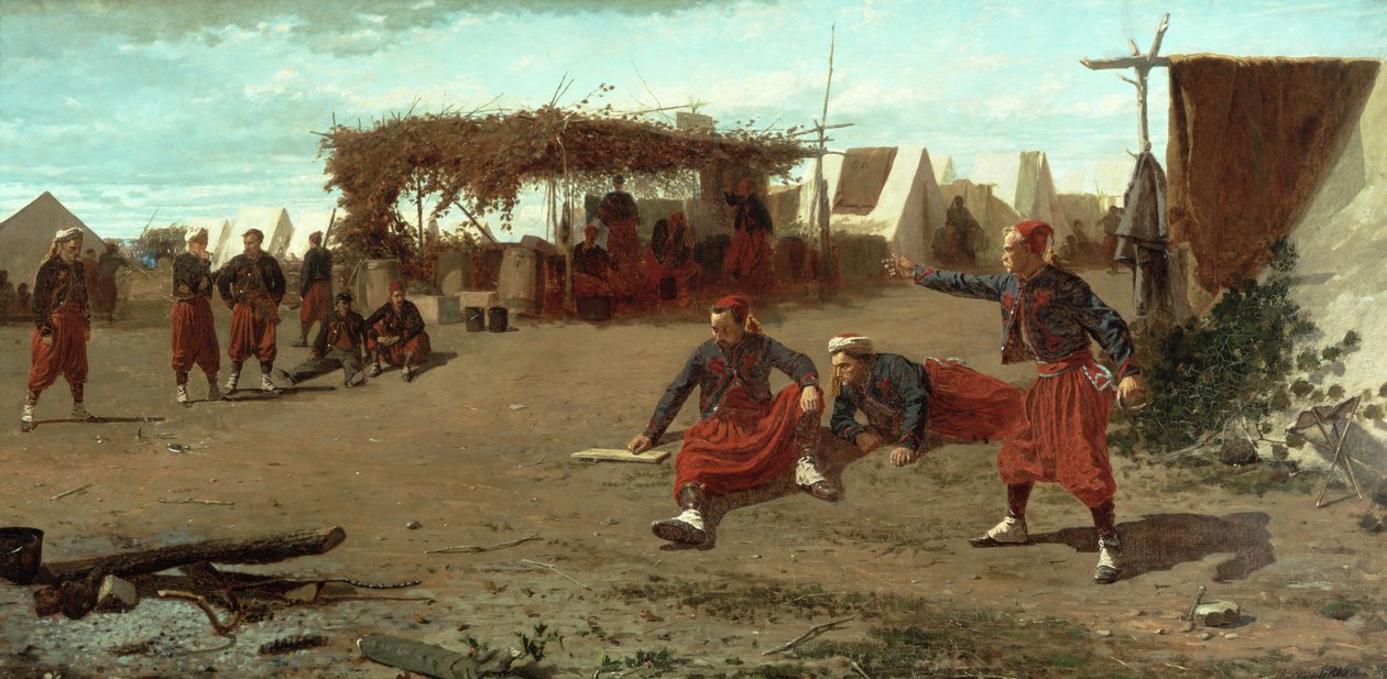 Lancer de fers à cheval, 1865 - Winslow Homer