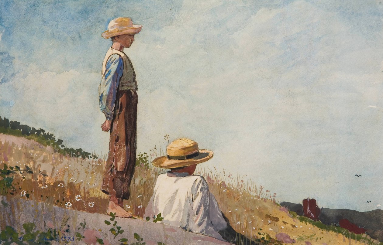 Le garçon en bleu - Winslow Homer