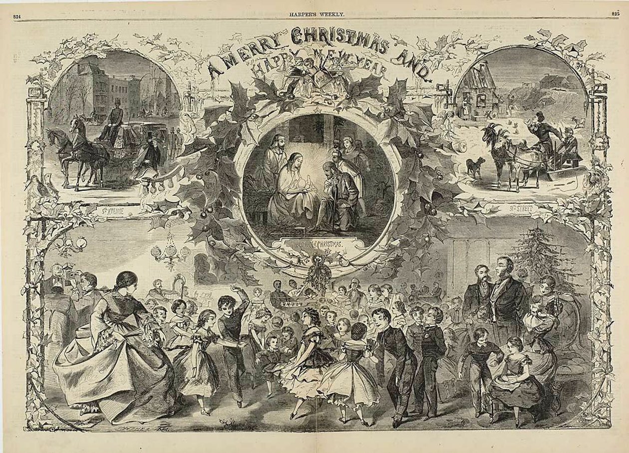 Joyeux Noël et bonne année - Winslow Homer