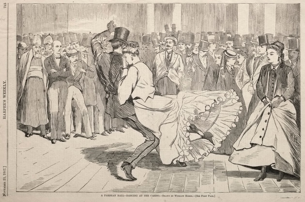 Un bal parisien - Danser au casino - Winslow Homer