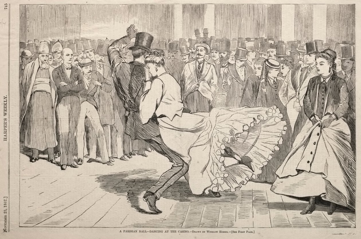 Un bal parisien - Danse au Casino - Winslow Homer