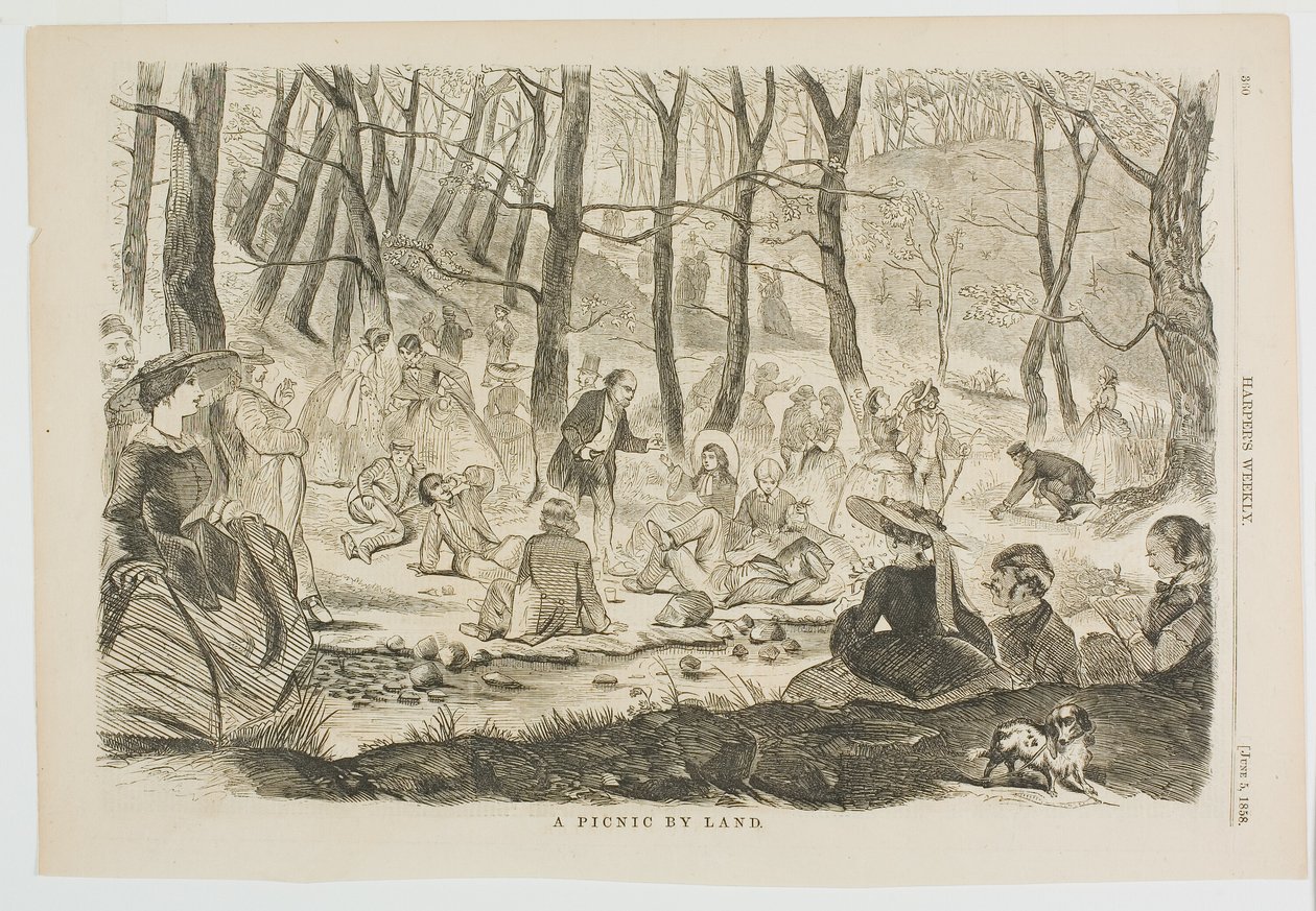Un pique-nique par voie terrestre - Winslow Homer