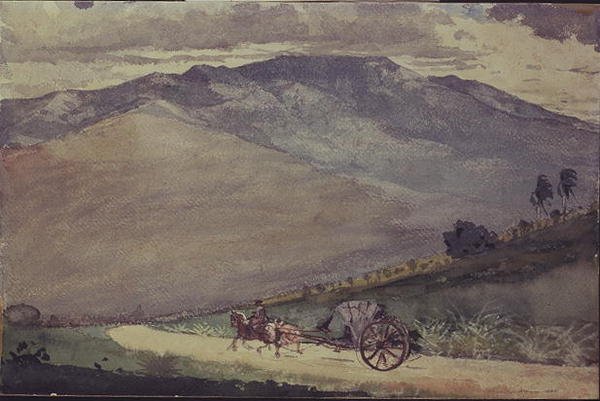 Une Volante sur une route de montagne, Cuba - Winslow Homer