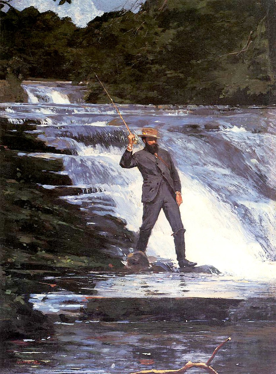 Un pêcheur à la ligne, 1874 - Winslow Homer