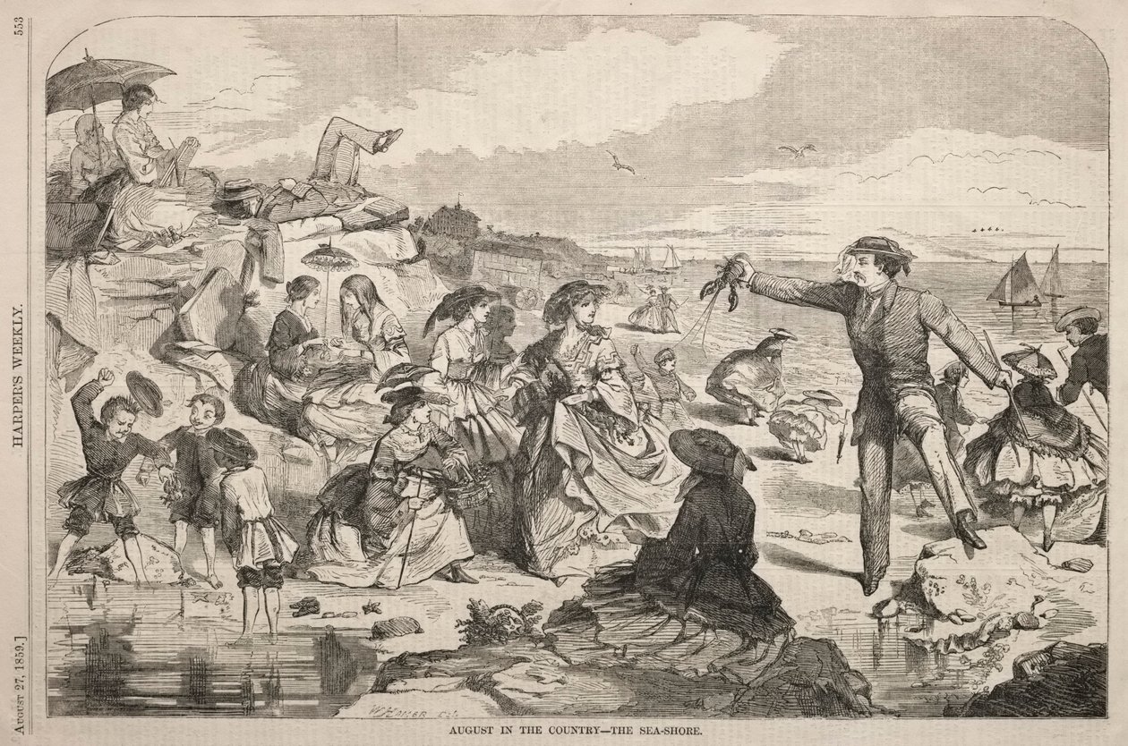 Août à la campagne - Le bord de mer - Winslow Homer