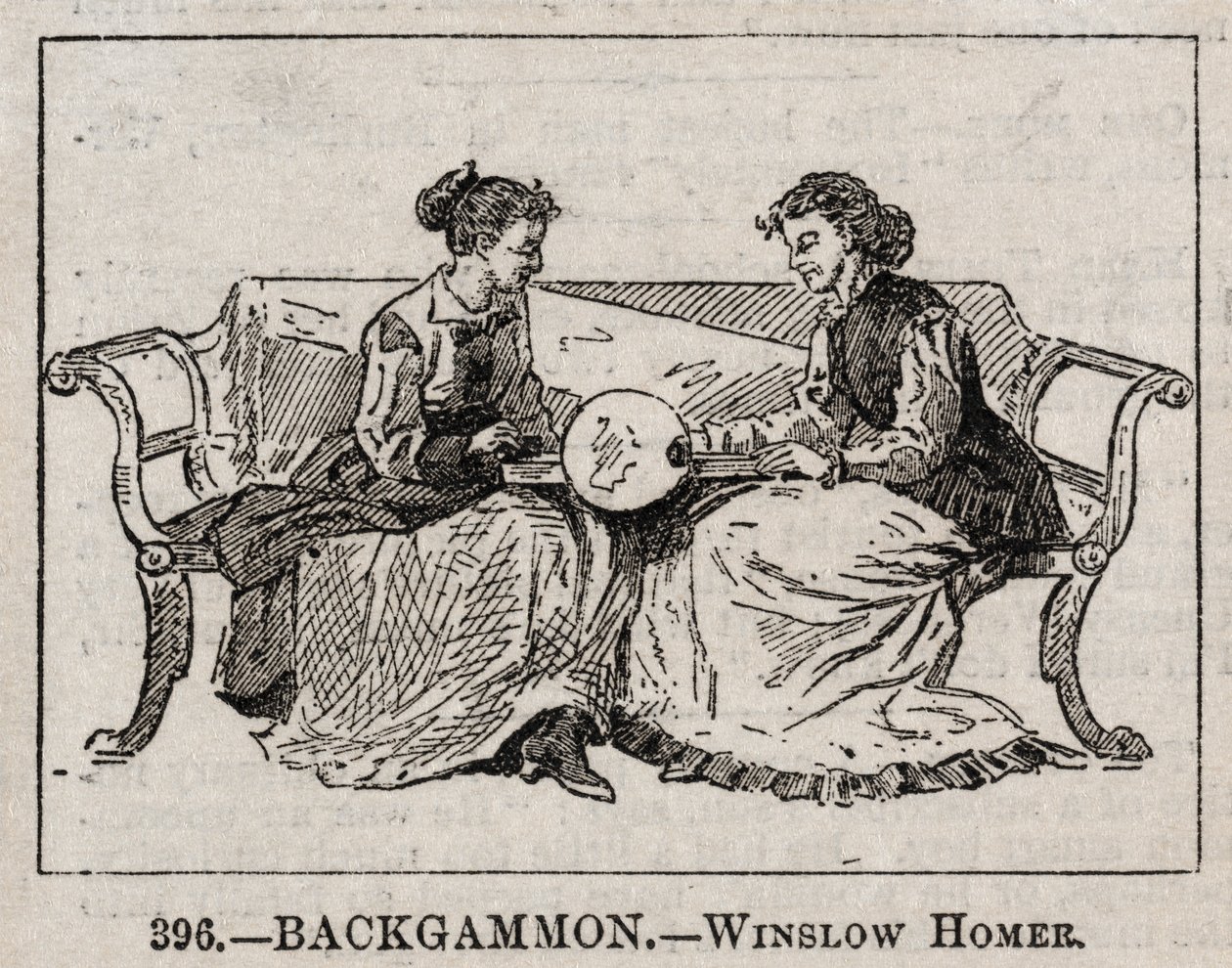 Backgammon - Winslow Homer