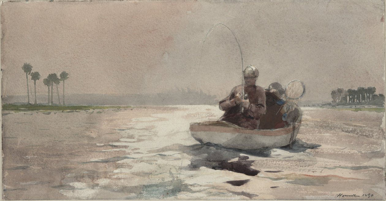 Pêche au bar - Floride - Winslow Homer