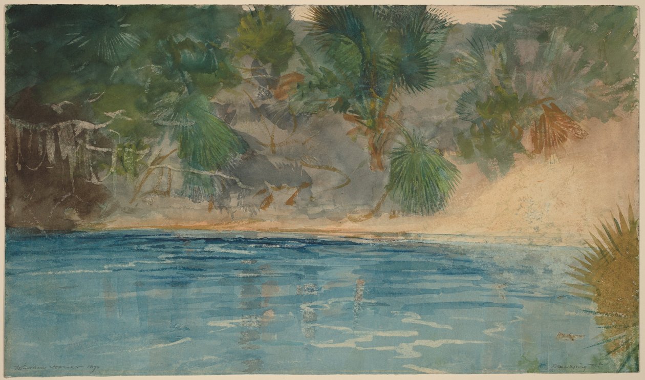 Blue Spring, Floride - Winslow Homer