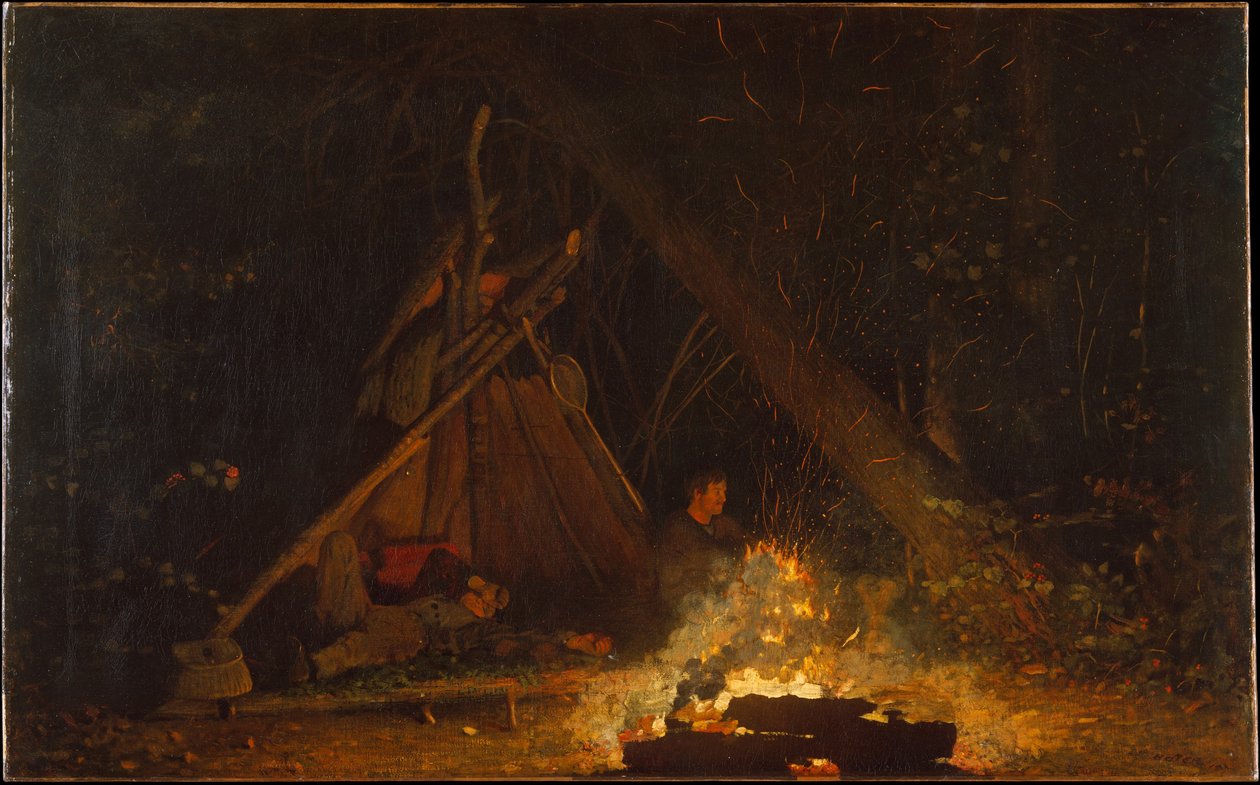 Feu de camp - Winslow Homer