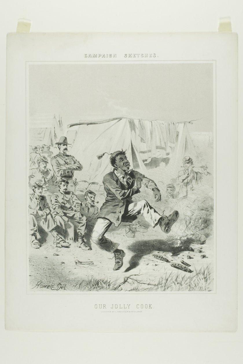 Croquis de campagne : Notre joyeux cuisinier - Winslow Homer