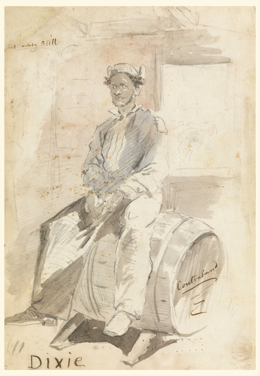 Dessin, Dixie, 1861 - Winslow Homer