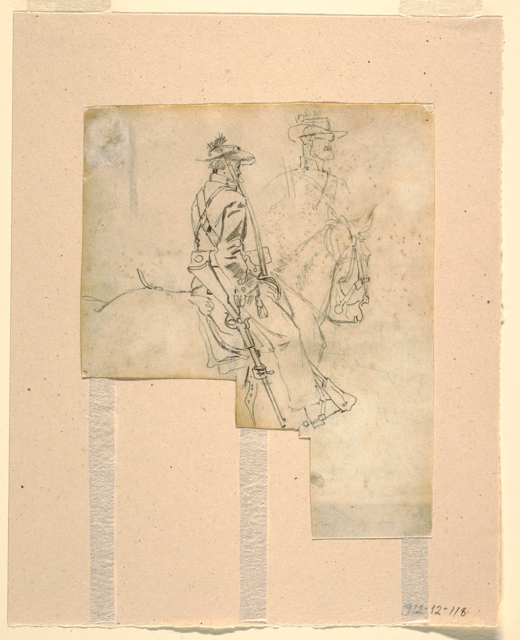 Dessin, vue latérale d